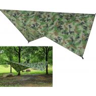 EFINNY Outdoor Awning Sun Shelter Beach , Camping Garden Sun Awning Canopy Sunshade Hammock Rain Fly Tarp Waterproof Tent Shade (Camouflage)