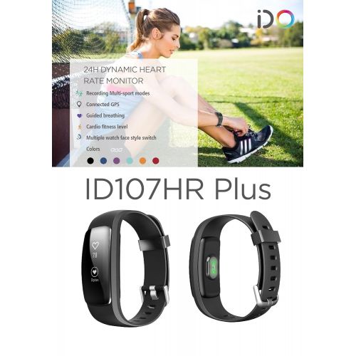  EFOSHM Fitness Armband Wasserdicht Sport Tracker Uhr mit Herzfrequenz