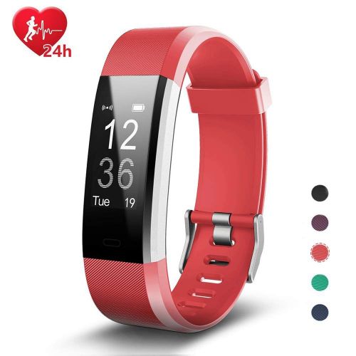  EFOSHM Fitness Tracker mit Pulsmesser, Wasserdicht IP67, Fitness Armband Uhr Aktivitatstracker Pulsuhren Bluetooth, Smart Armbanduhr Schrittzahler