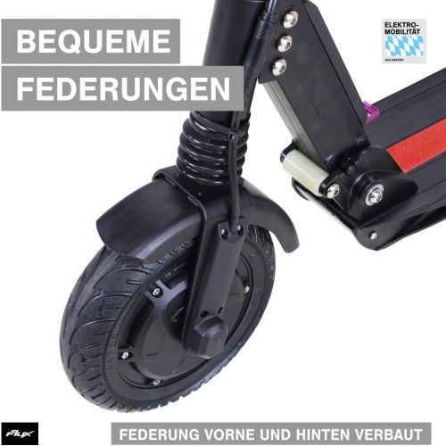  eFlux Lite One/Two Elektroroller Scooter - 500 Watt Motor - Bis 30 km/h - 30 Km Reichweite - Nur 10,8 Kg leicht - Klappbar - E-Scooter