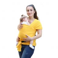 EGMAO BABY Baby Wrap Carrier Sling,All-in-1 Stretchy Breastfeeding Cover,Cotton Newborn...