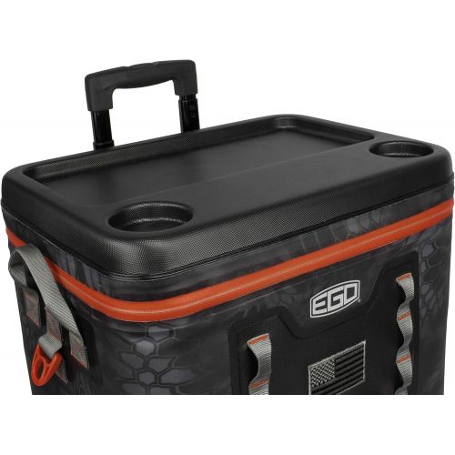  EGO Kryptek Beer Cooler, Fishing Storage Bag, High Tech TPU Fabric, 72 Hour Ice Retention, Food & Snack Holder, Angler Must Have, 4 Sizes Available