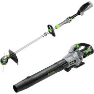 EGO ST6151LB 15-Inch 56-Volt Lithium-ion Cordless POWERLOAD™ String Trimmer with Aluminum Telescopic Shaft & 615 CFM Blower Combo Kit with 2.5Ah Battery and Charger Included