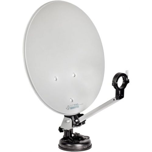  [아마존베스트]-Service-Informationen Mobile Digital Camping Set/Satellite System in Case with 40cm dish, Sauguss, 10m Cable and Single LNB HDTV 3D SkyPerfect for Camping