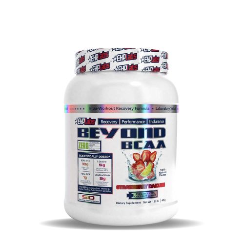  EHPlabs Beyond BCAA Strawberry Daiquiri (1lb) Recovery, Performance, Endurance - 50 Servings