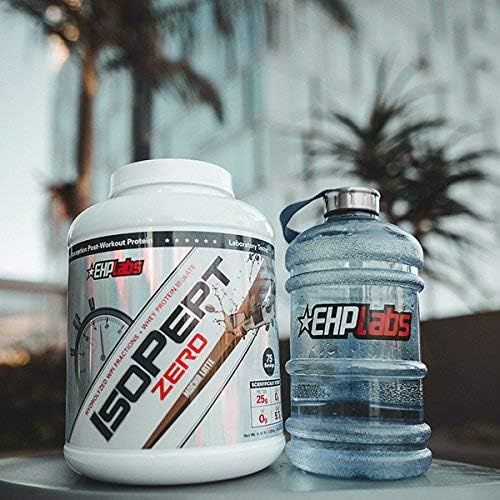  EHPlabs IsoPept Zero Mocha Latte (2lbs) Hydrolized WPI Fractions + Whey Protein Isolate, 25g of Protein Per Serving, 0 Sugar, 0 Fat, 5.7g of BCAAs - 30 Servings