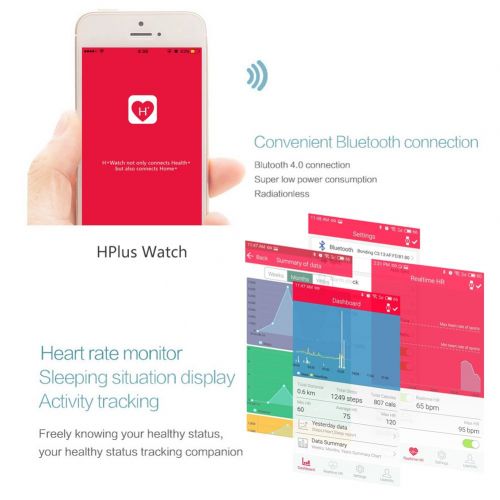  EIISON Fitness Tracker with Heart Rate monitor, E3 Activity Watch Step Walking Sleep Counter Wireless Wristband Pedometer Exercise Tracking Sweatproof Sports Bracelet for Android and iOS