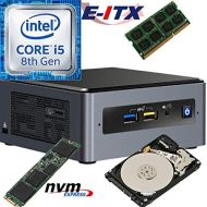 Intel NUC8I5BEH 8th Gen Core i5 System, 8GB DDR4, 256GB M.2 PCIe NVMe SSD, 2TB HDD, NO OS, Pre-Assembled and Tested by E-ITX