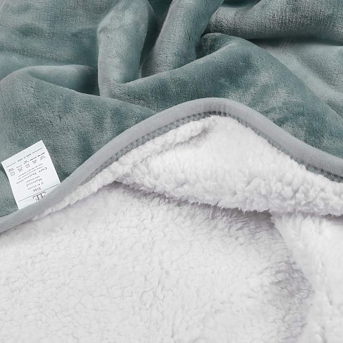  [아마존베스트]EIUE Polyester Sherpa Fleece Bed Blanket,Soft Thick Nap Blanket Quilt for Sofa,Bed,Office and Outdoor Travel,Warm Fluffy Throw Blanket for Adult and Kids.