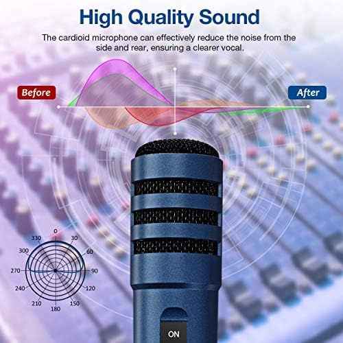  [아마존베스트]EIVOTOR Condenser Microphone, 3.5mm PC Microphone Plug & Play Recording Microphone with Anti Slip Mic Stand Dual-Layer Pop Filter Computer Microphone for Gaming Podcasting Live Str