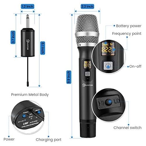  [아마존베스트]Eivotor Wireless Microphone