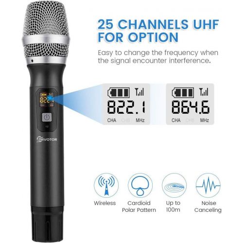  [아마존베스트]Eivotor Wireless Microphone