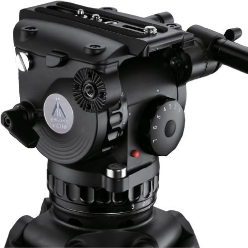  E-Image GH10 75mm Pro Fluid Video Head (Black)