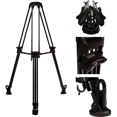  E-Image EG10A2 2 Stage Aluminum Tripod (Black)