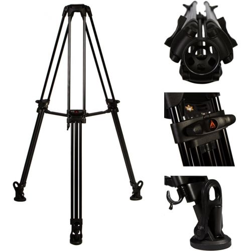  E-Image EG06A2 GA752 2 Stage Aluminum Tripod with GH06 Head (Black)