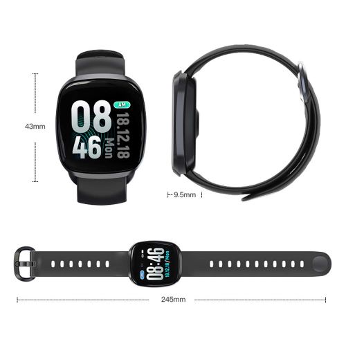  EJOLG IP67 Waterproof Fitness Trackers Smart Watch,with Heart Rate Monitor and Step Counter Pedometer,Sleep Monitoring,etc,Support Multiple National Languages Mens Womens Unisex