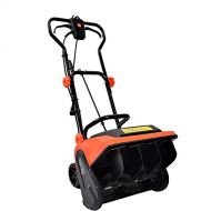EJWOX Electric Snow Thrower 9 Amp 16-Inch Corded Snow Blower with Wheels Adjustable Handles Snow Shovel