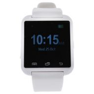 EK-A1 Montre Connectee White Silicone Strap Smart Watch