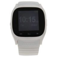 EK-B1 Montre Connectee White Silicone Strap Smart Watch