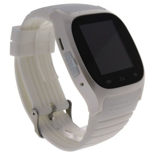  EK-B1 Montre Connectee White Silicone Strap Smart Watch