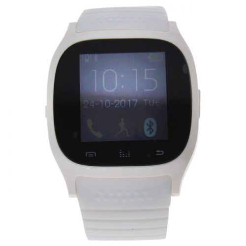  EK-C2 Montre Connectee White Silicone Strap Smart Watch