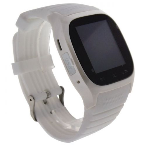  EK-C2 Montre Connectee White Silicone Strap Smart Watch