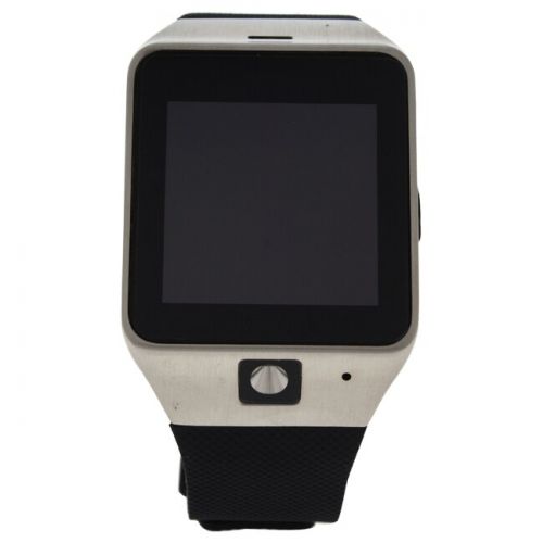  EK-D1 Montre Connectee SilverBlack Silicone Strap Smart Watch