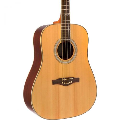  EKO},description:The TRI Series Dreadnought Acoustic Guitar combines a spruce top with mahogany back and sides with rosewood fingerboard and bridge. This wood combination provides