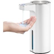 EKO Aroma Touchless Automatic Soap Dispenser for Bathroom and Kitchen, Liquid Hand Soap Dispenser, Water-Resistant and Rechargeable, 9 fl oz (White)