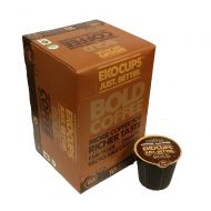 EKOCUPS Artisan Organic Bold Coffee, Dark roast, in Recyclable Single Serve Cups for Keurig K-cup...