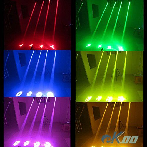  EKOO 2 Units 60W Beam Sharpy LED Moving Head Stage Light Disco Party DJ American