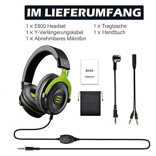  [아마존베스트]EKSA E900 Gaming Headset PC Headphones