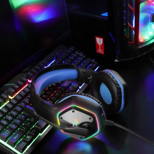  [아마존베스트]EKSA E1000 USB Gaming Headset, PC Headphones.