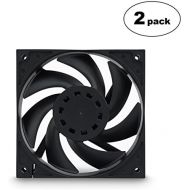 EKWB EK-Vardar EVO 120ER PWM 120mm Fan, 2200 RPM, Black, 2-Pack