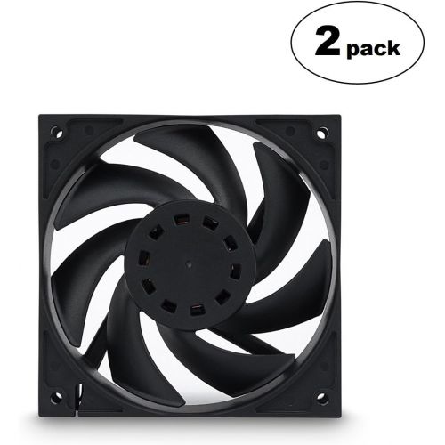  EKWB EK-Vardar EVO 120ER PWM 120mm Fan, 2200 RPM, Black, 2-Pack