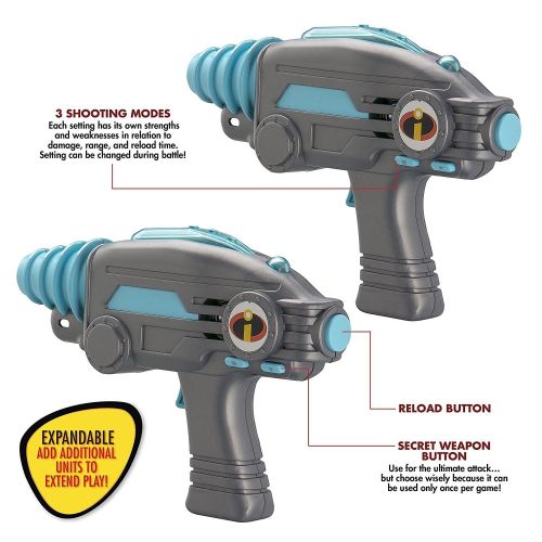  EKids eKids Incredibles 2 Laser Tag Blasters Lights Up & Vibrates When Hit