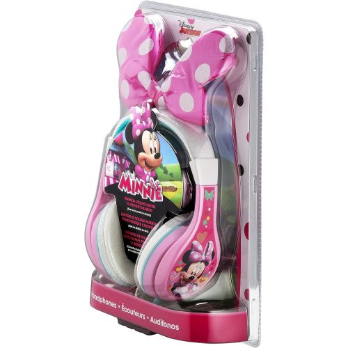  EKids Minnie Mouse Headphones for Kids with Built in Volume Limiting Feature for Kid Friendly Safe Listening