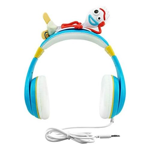  [아마존베스트]EKids Kids Headphones for Kids Toy Story 4 Forky Adjustable Stereo Tangle-Free 3.5mm Jack Wired Cord Over Ear Headset for Children Parental Volume Control Kid Friendly Safe Perfect for S