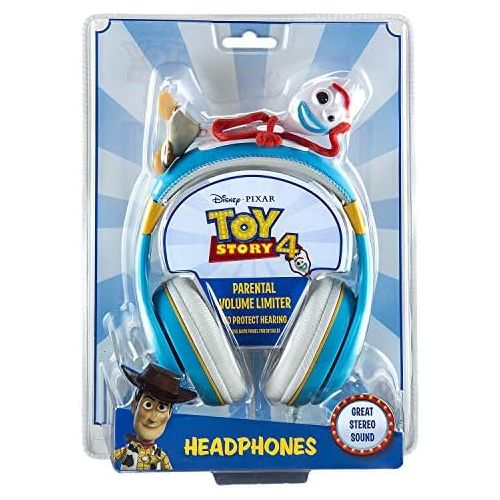  [아마존베스트]EKids Kids Headphones for Kids Toy Story 4 Forky Adjustable Stereo Tangle-Free 3.5mm Jack Wired Cord Over Ear Headset for Children Parental Volume Control Kid Friendly Safe Perfect for S