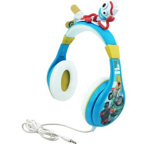  [아마존베스트]EKids Kids Headphones for Kids Toy Story 4 Forky Adjustable Stereo Tangle-Free 3.5mm Jack Wired Cord Over Ear Headset for Children Parental Volume Control Kid Friendly Safe Perfect for S