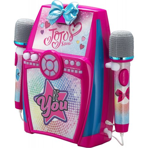  [아마존베스트]EKids eKids Jojo Siwa Bow Digital Recording Studio with Dual Microphones - Record, Sing, and Create