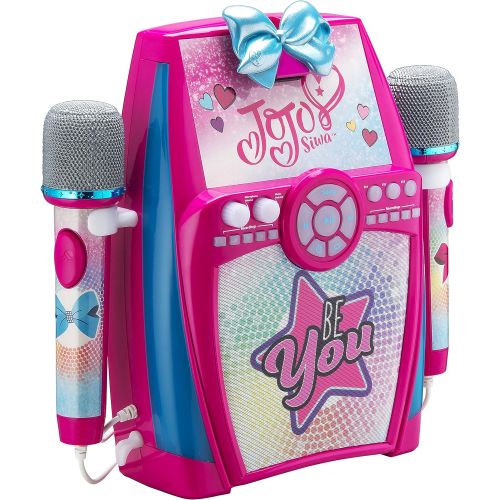  [아마존베스트]EKids eKids Jojo Siwa Bow Digital Recording Studio with Dual Microphones - Record, Sing, and Create