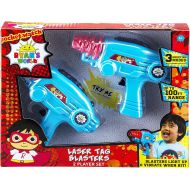EKids Ryans World Laser Tag for Kids, Toy Gun Blasters Lights Up and Vibrates, Infrared Laser Battle Games Gift, Indoor Outdoor Toys for Kids Boys Girls Ages 3+, 2 Pack Set, Add Multiple