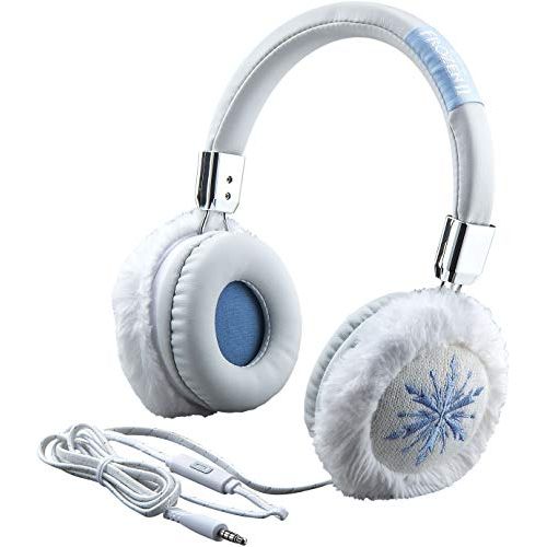  eKids M48 Disney Frozen 2 Kids Headphones Fashion with Built in Microphone, Stream Audio Playback Disney Plus, Adjustable Kids Headband Home Travel