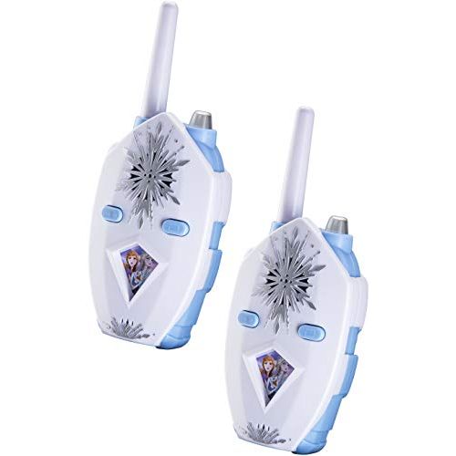  eKids Frozen 2 Walkie Talkies for Kids, 2 Way Radio Long Range with Flashing Lights & Sound Effects, Handheld Kids Walkie Talkies, Girls Kids Toys, Outdoor Indoor Adventure Game Pl