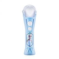 eKids Disney Frozen 2 Toy Microphone for Kids with Built in Music and Flashing Lights, Designed for Fans of Frozen Merchandise and Frozen Gifts for Girls