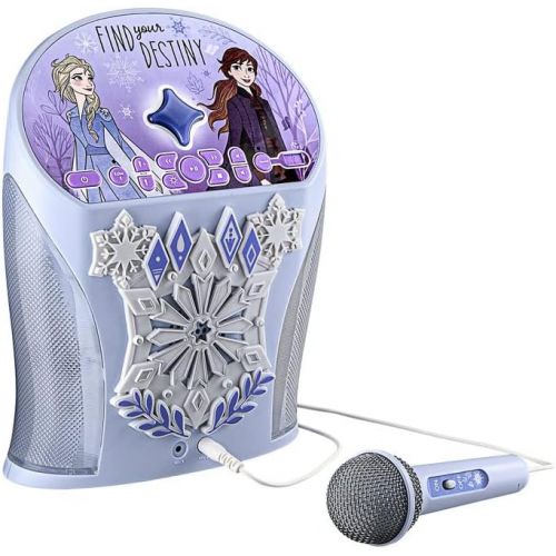  eKids Disney Princess Karaoke Machine, Easily Access Disney Playlists with New EZ Link Feature