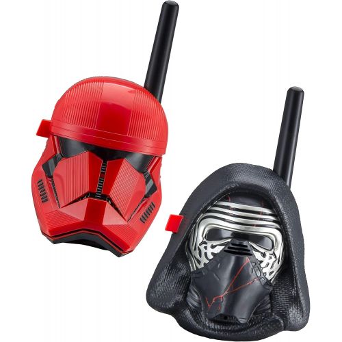  [아마존베스트]eKids Star Wars Kylo Ren & First Order Trooper Kids Walkie Talkies for Kids Static Free Extended Range Kid Friendly Easy to Use 2 Way Radio Toy Handheld Walkie Talkies Team Work In