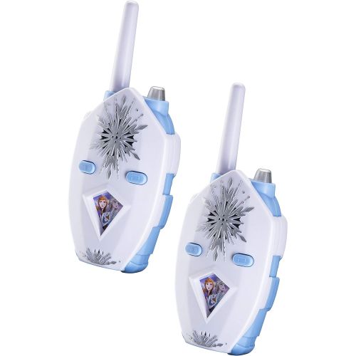  [아마존베스트]eKids Frozen 2 Walkie Talkies for Kids, 2 Way Radio Long Range with Flashing Lights & Sound Effects, Handheld Kids Walkie Talkies, Girls Kids Toys, Outdoor Indoor Adventure Game Pl