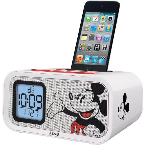  EKids Iron Man Dual Alarm Clock and 30 pin iPod Speaker Dock (MR-H22)